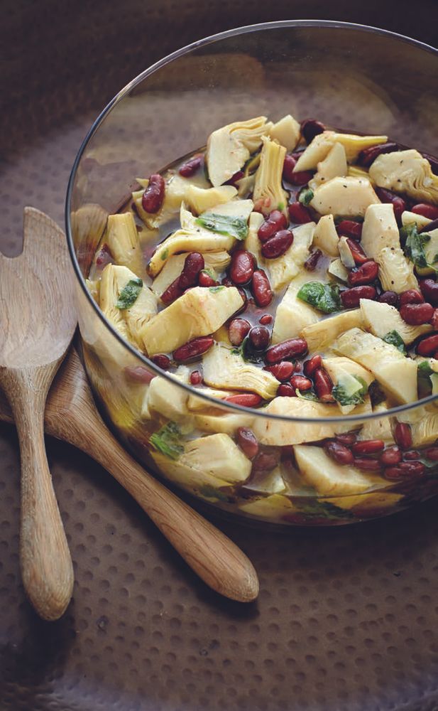 Artichoke and Red Kidney Bean Salad from Sababa by Tal Smith