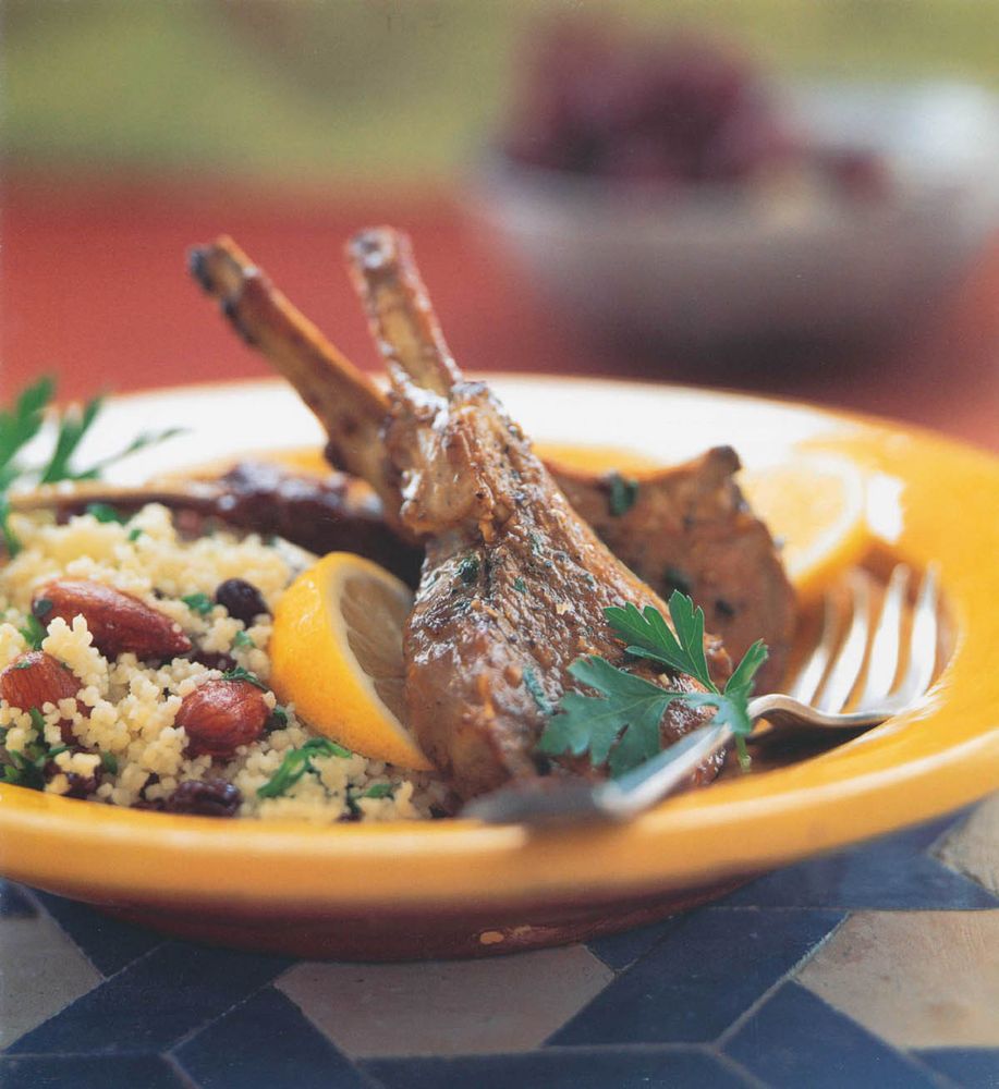 Roast Lamb with Moroccan Spices from Saffron Shores: Jewish Cooking of the Southern Mediterranean by