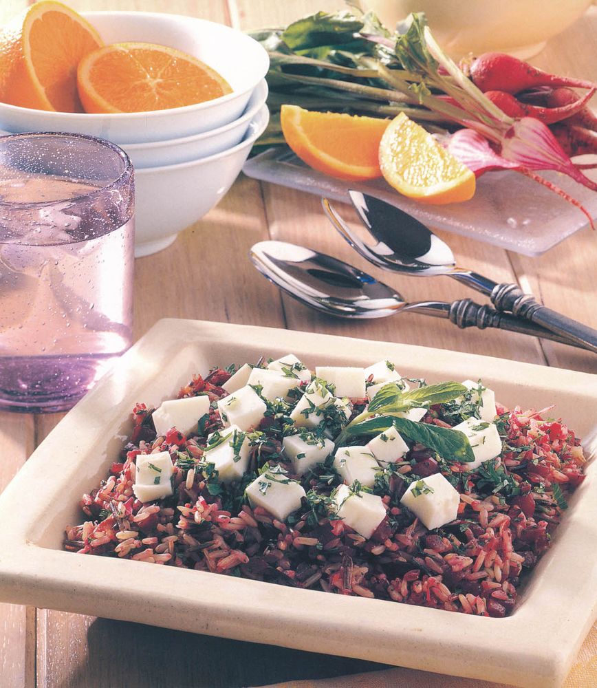 Wild rice and haloumi salad from Salads Le Cordon Bleu Home Collection