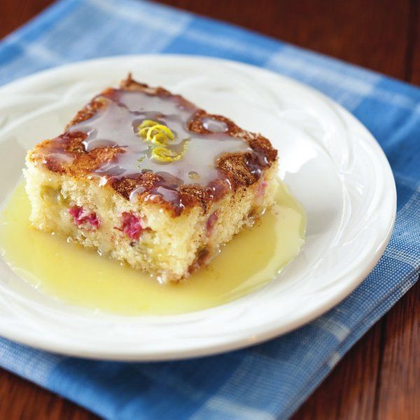 Rhubarb Cake with Lemon Butter Sauce from Scandinavian Classic Baking ...