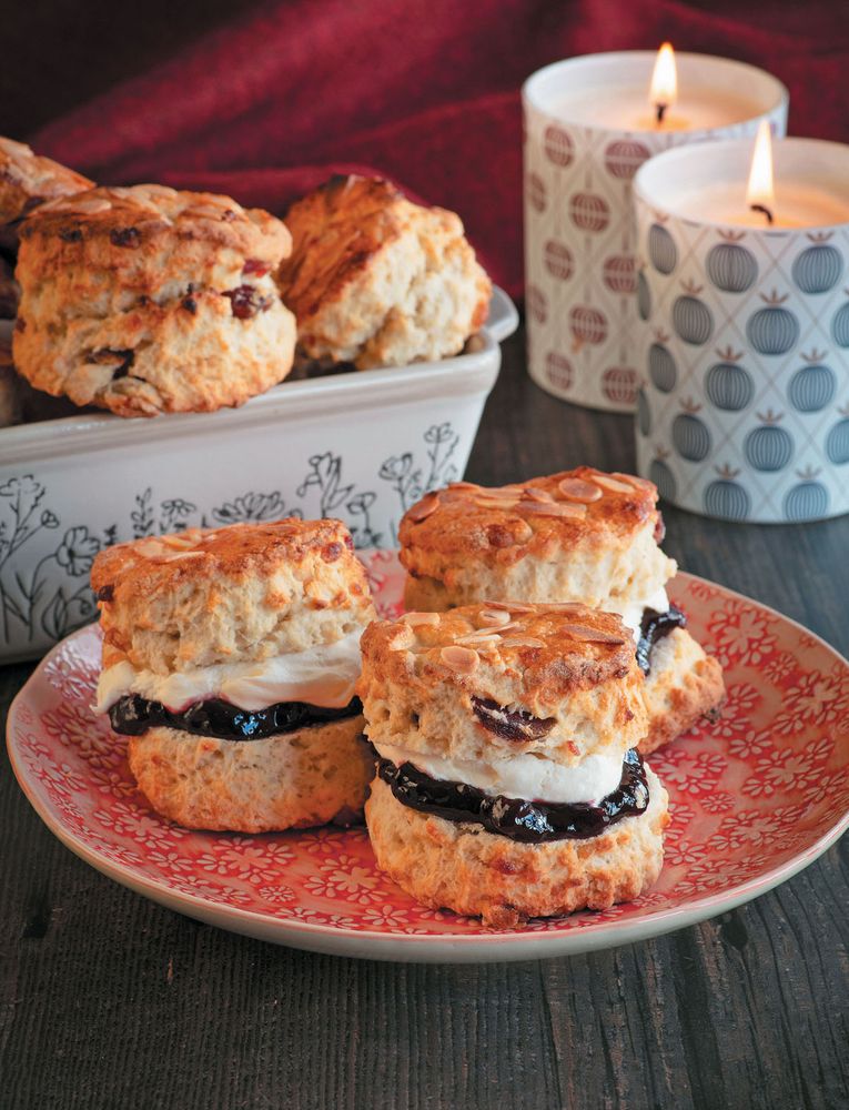 Bakewell Scones from My Scottish Island Kitchen: The Hebridean Baker by Coinneach MacLeod