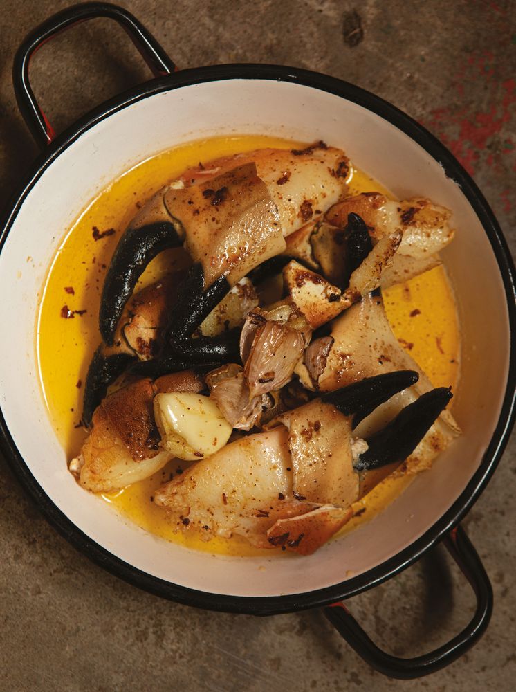 Hot Garlic Crab Claws from The Seafood Shack Food & Tales from