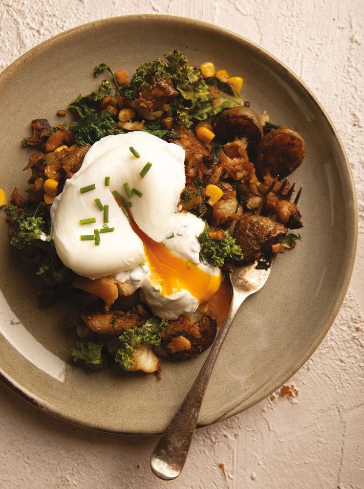 Smoked Haddock and Kale Hash from The Seafood Shack Food & Tales from Ullapool by Kirsty Scobie