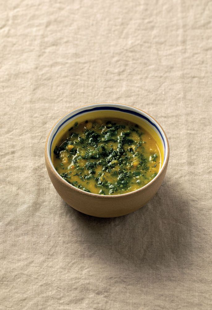 Golden Dahl & Spinach from Seasonal Soups by Fraser Reid