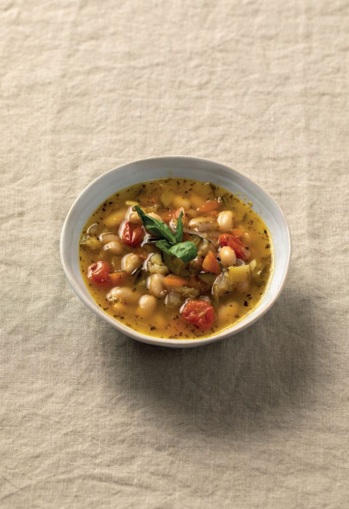 Italian White Bean &amp; Cherry Tomato from Seasonal Soups by Fraser Reid