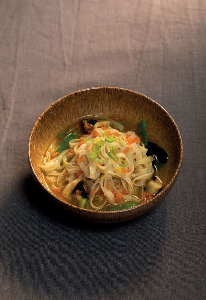 Spicy Noodle Broth from Seasonal Soups by Fraser Reid