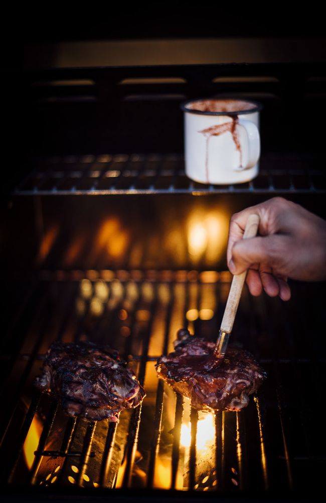 Turkey with Cherry-Fennel Barbecue Sauce from Season: Big Flavors, Beautiful Food by Nik Sharma