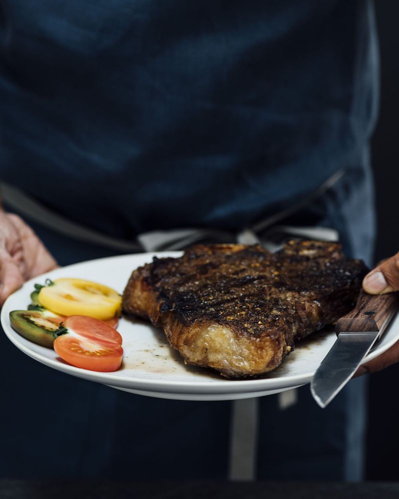 Steak with Orange Peel and Coriander from Season: Big Flavors, Beautiful Food by Nik Sharma