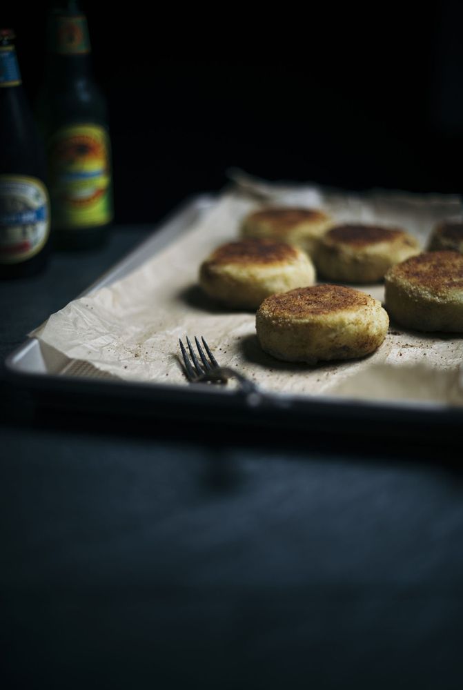 Ground Lamb and Potato “Chops” with Sambal Oelek from Season: Big Flavors, Beautiful Food by Nik Sha