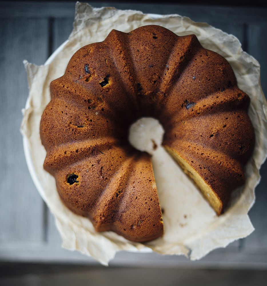 Rum-Soaked Raisin Caramel Cake from Season: Big Flavors, Beautiful Food by Nik Sharma