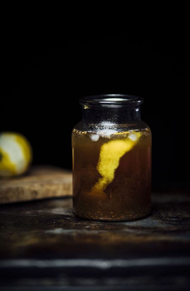 Caramelized Fig and Bourbon Iced Chai from Season: Big Flavors, Beautiful Food by Nik Sharma