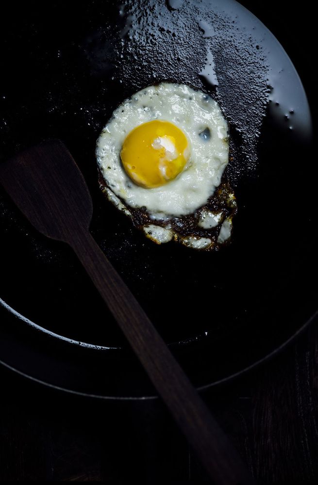 Crispy Fried Eggs in Ghee from Season: Big Flavors, Beautiful Food by Nik Sharma
