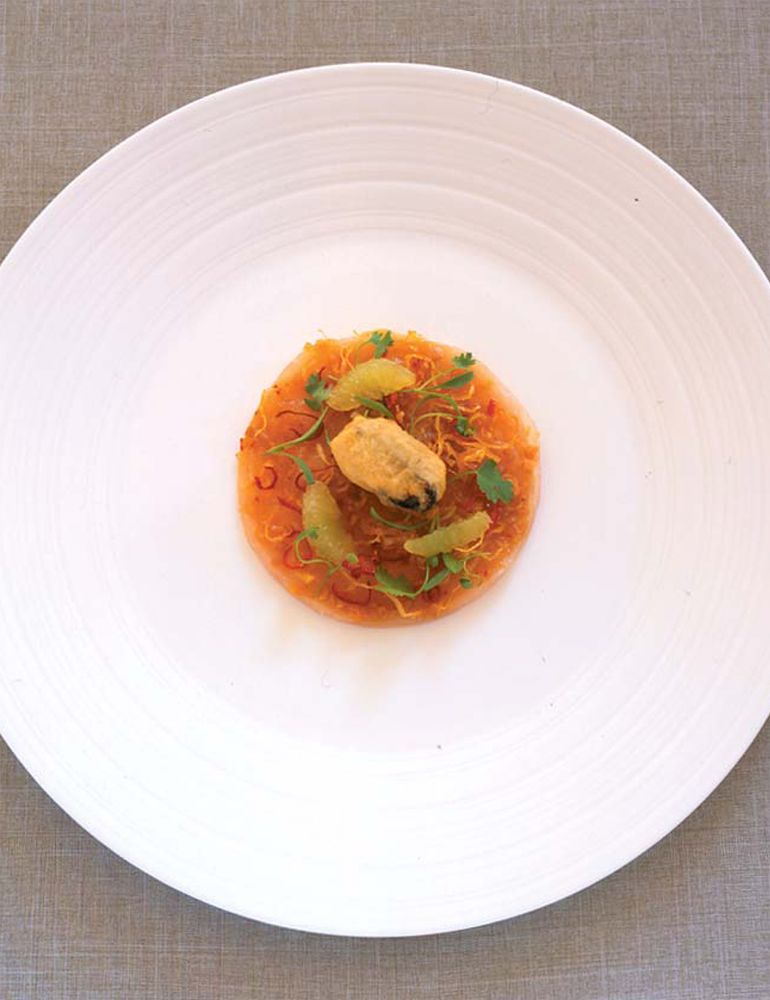 Ceviche of Swordfish with Oyster from Season to Taste by Liam