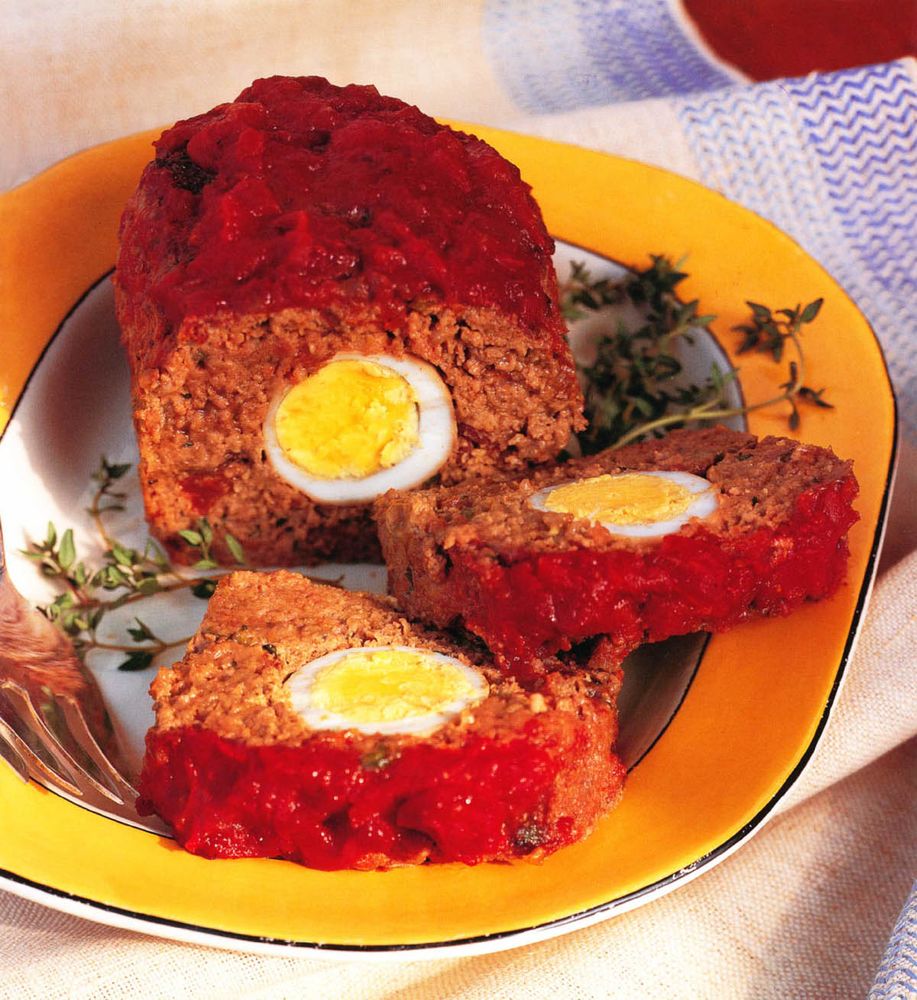 Meat Loaf with SweetandSour Tomato Sauce from Sephardic Flavors