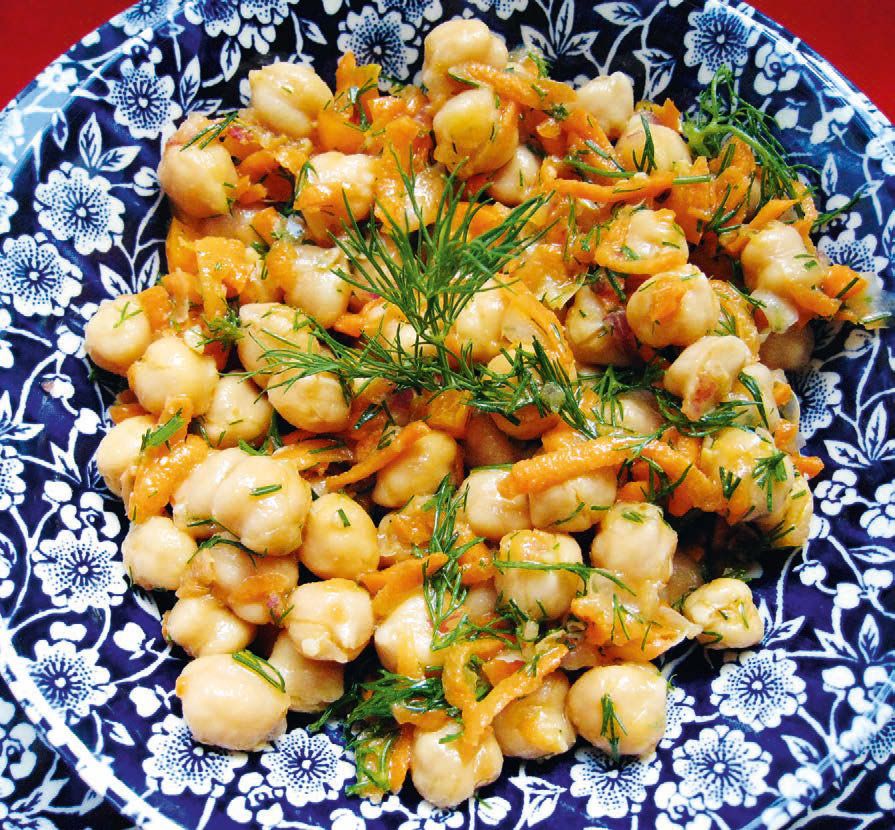 Mediterranean Chickpea Salad from Silk Road Vegetarian: Vegan, Vegetarian and Gluten Free Recipes fo