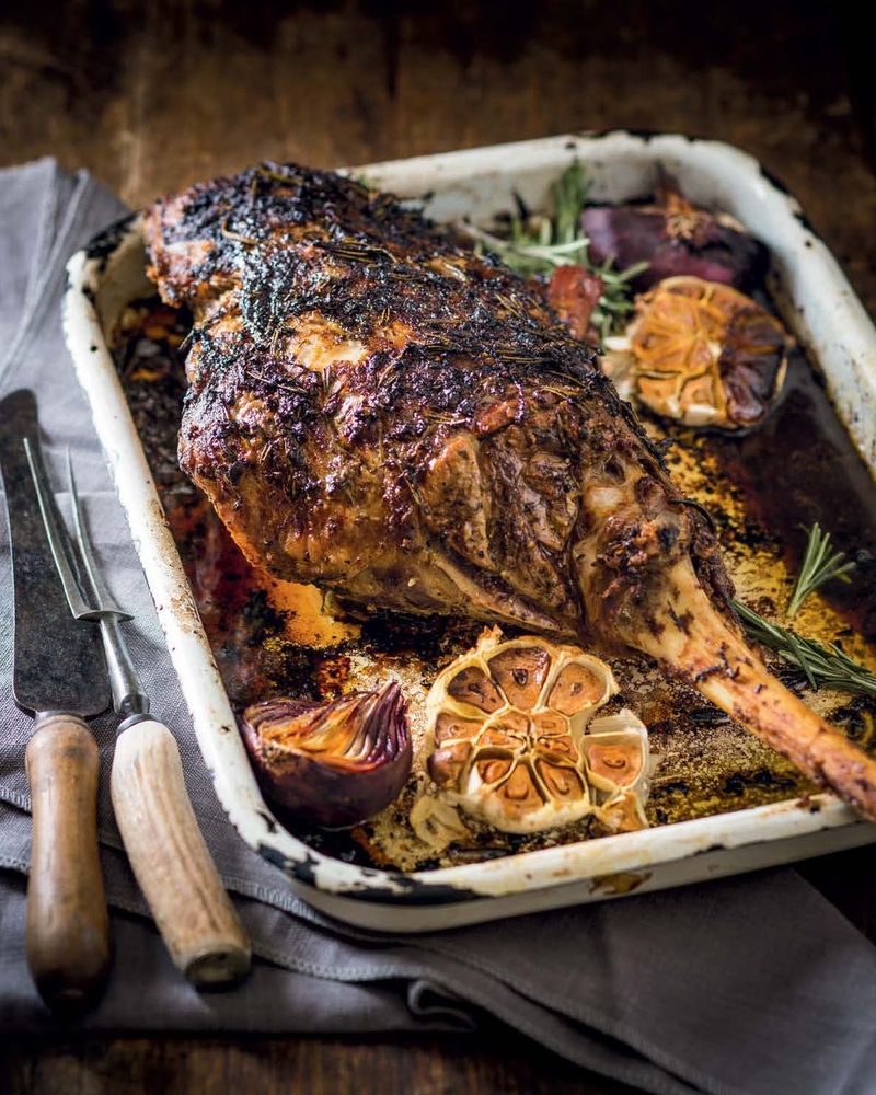 Roast Leg of Lamb from Simply Delicious by Zola Nene