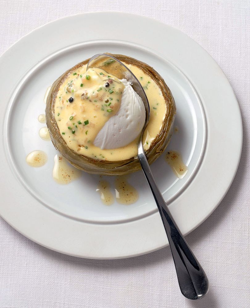SoftBoiled Eggs Béarnaise from Paul Bocuse Simply Delicious by Paul Bocuse