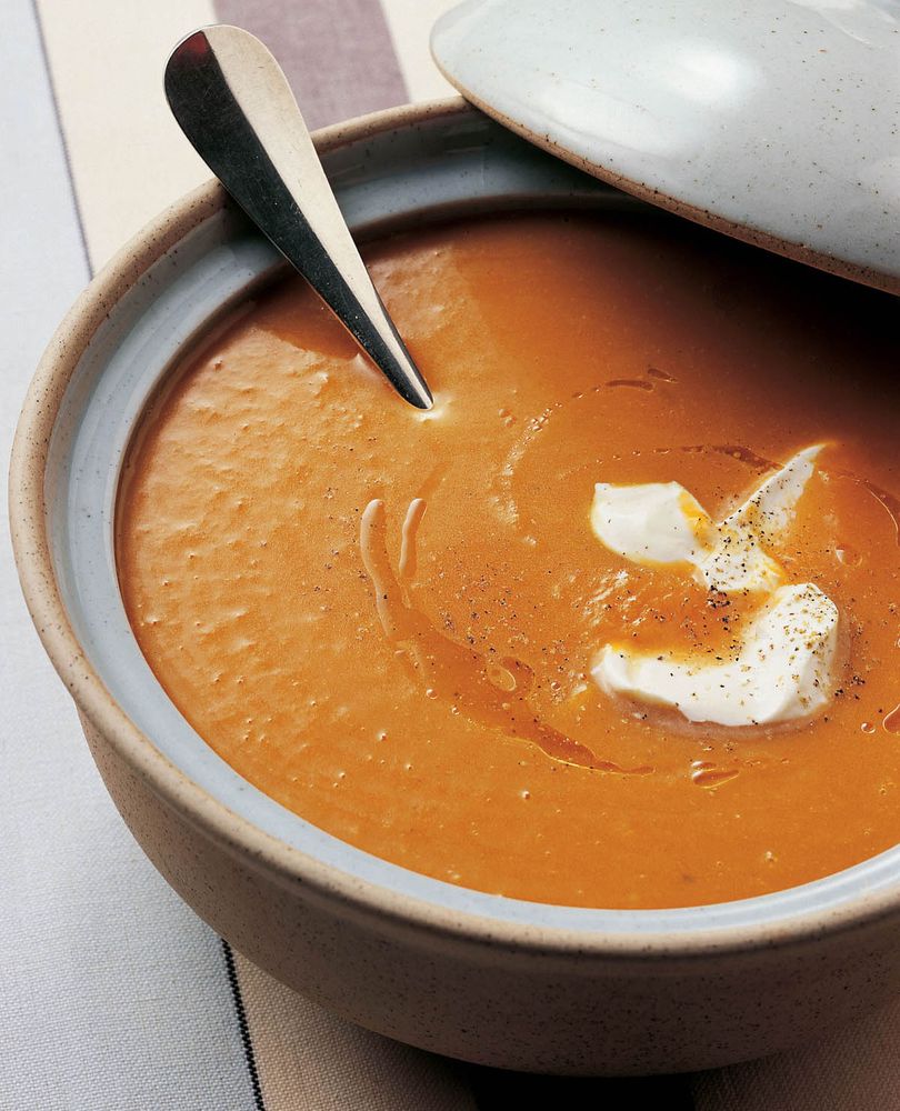 Winter Squash Soup from Paul Bocuse Simply Delicious by Paul Bocuse