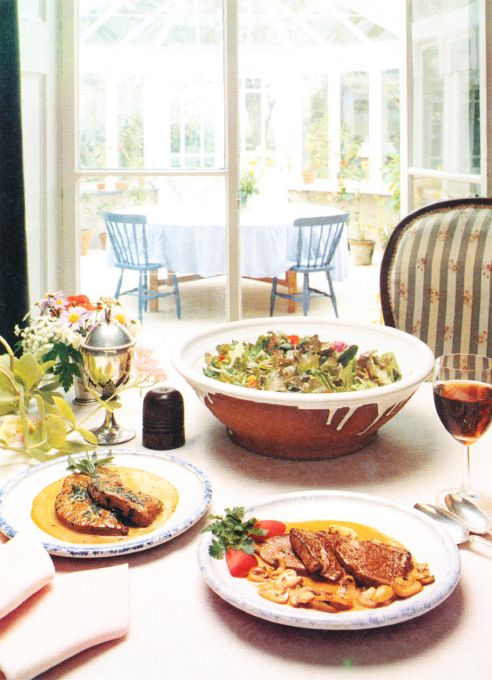 Sauté of Calves Liver with Whiskey and Tarragon* from Simply Delicious: Book 1 by Darina Allen