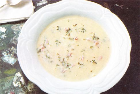 Purée of Onion Soup with Thyme Leaves* from Simply Delicious: Book 1 by Darina Allen