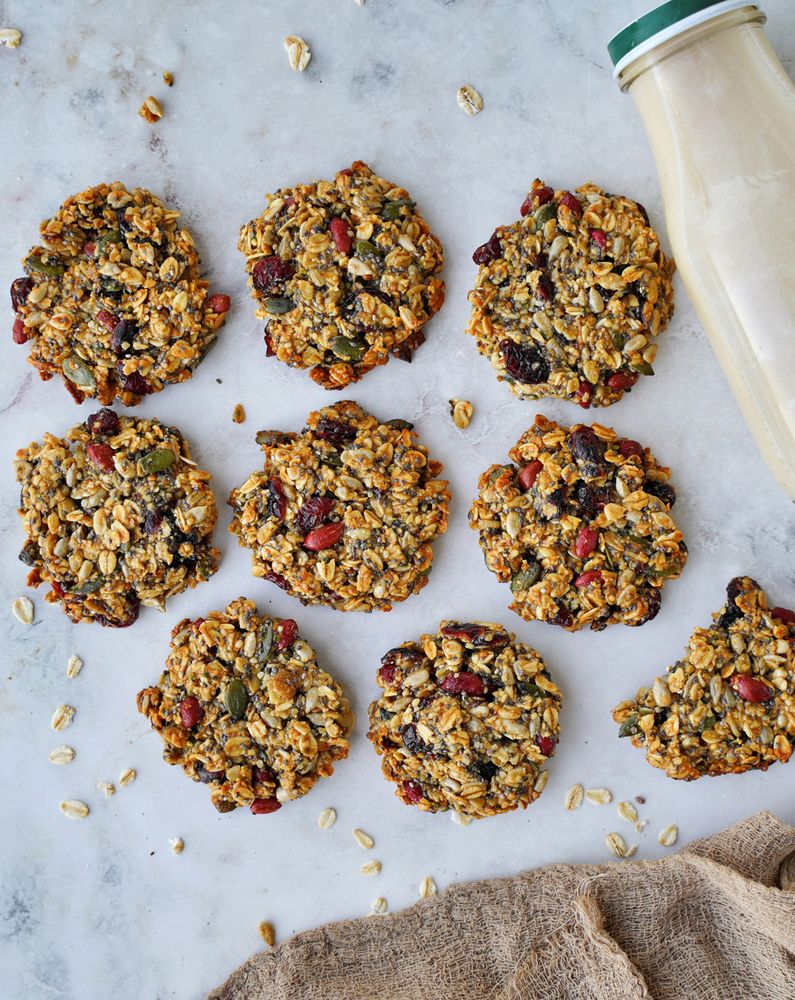 Healthy Breakfast Cookies from Simple and Delicious Vegan by Michaela Vais