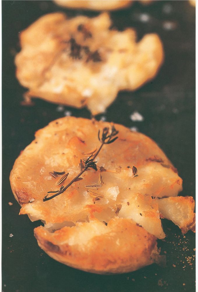 Crash Hot Potatoes from Simple Food by Jill Dupleix