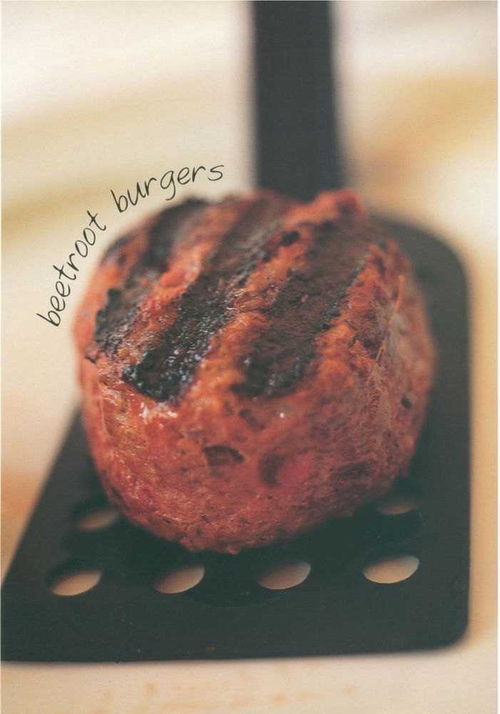 Beetroot Burgers from Simple Food by Jill Dupleix