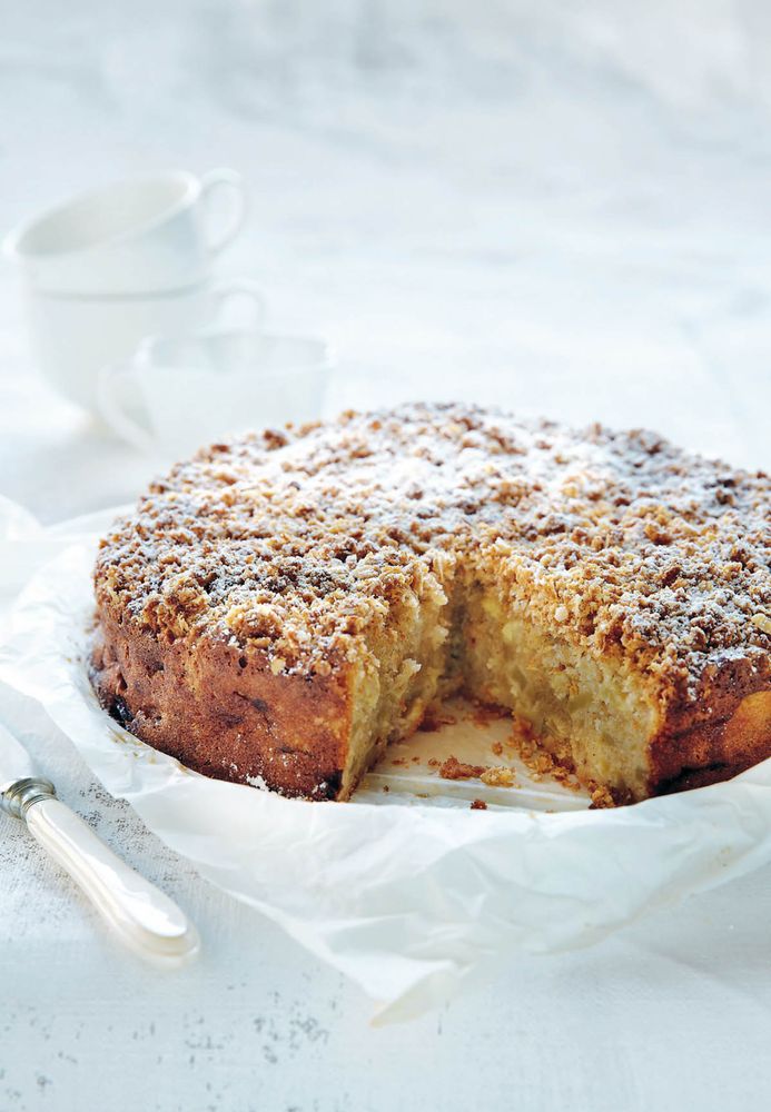 Apple crumble cake from A Simple Table by Michele Cranston