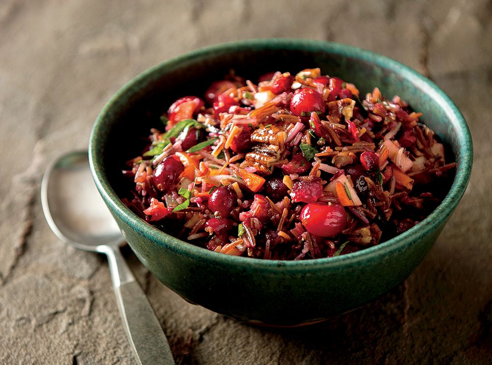 Wild Rice Pilaf with Wild Mushrooms, Roasted Chestnuts, and Dried ...