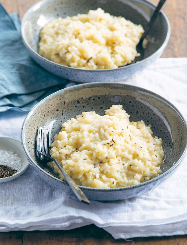 Fontina and rosemary risotto from Slow Cooker Vegetarian by Katy Holder