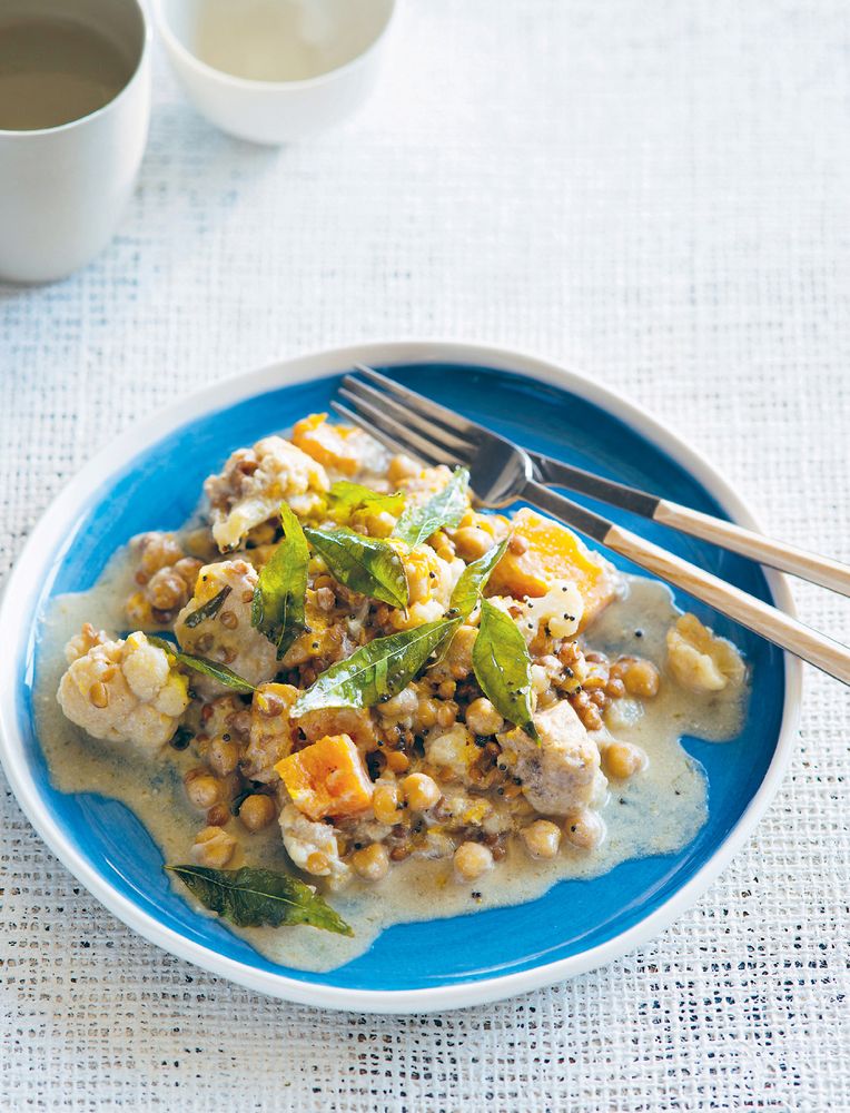 Sri Lankan butternut pumpkin and cauliflower curry from Slow Cooker