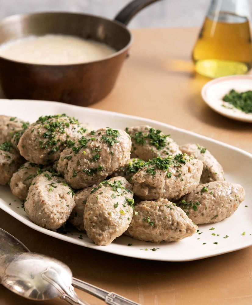 Veal Liver Dumplings from Gabriel Kreuther The Spirit of Alsace by