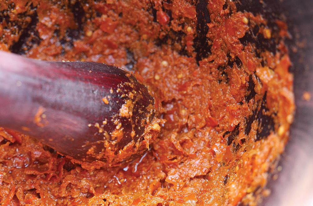 Harissa Paste from Spirit & Spice by Ghillie Basan