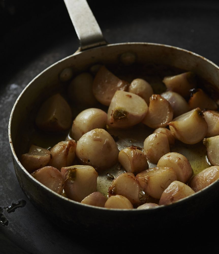 Turnips Caramelised with Butter and Wine from Spring and Summer Cooking