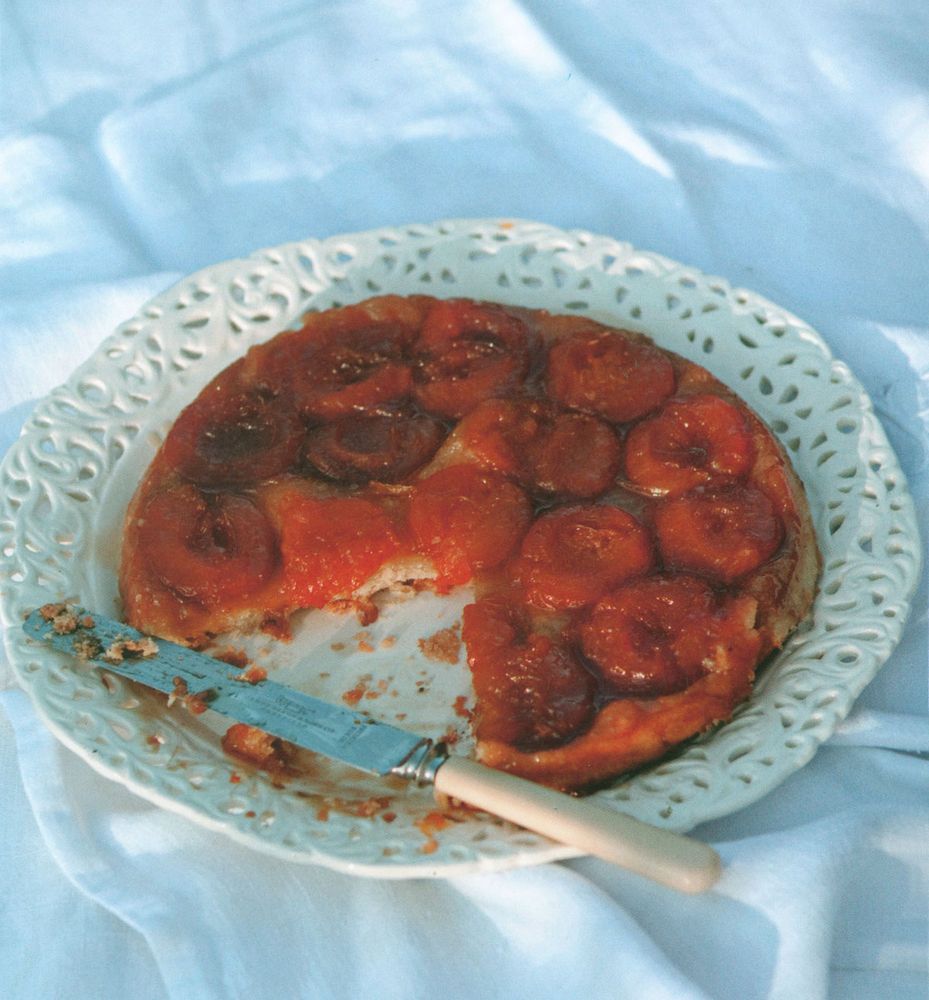 Apricot Upside-Down Tart from What to Eat Now (Spring & Summer) by Valentine Warner