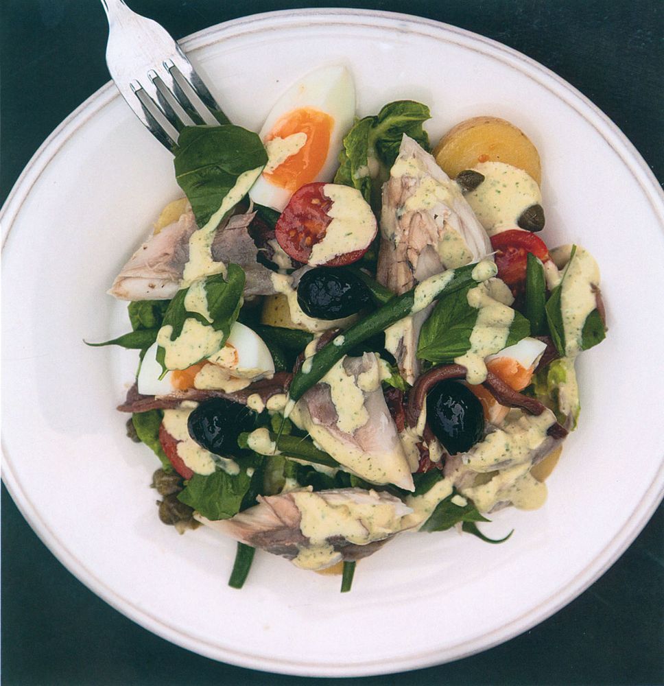 Mackerel Niçoise from What to Eat Now (Spring & Summer) by Valentine Warner