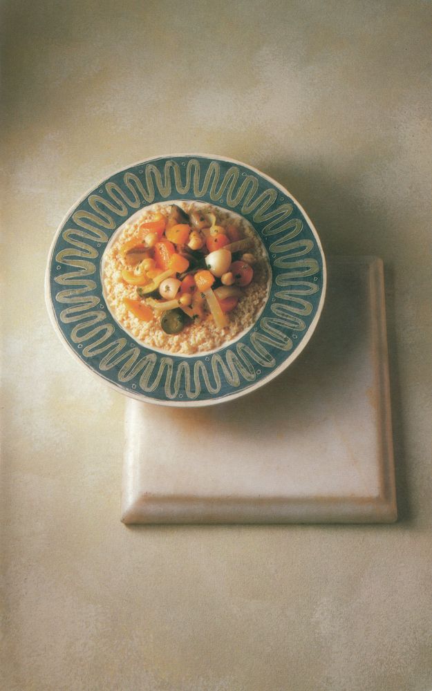 Vegetable Couscous from Students' Cookbook by Sophie Grigson