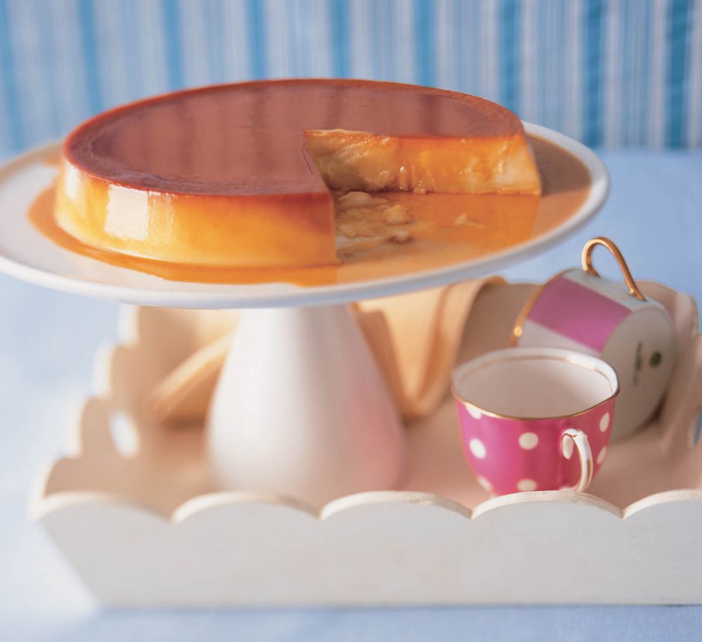 Coconut MilkCream Cheese Flan from Sticky, Chewy, Messy, Gooey