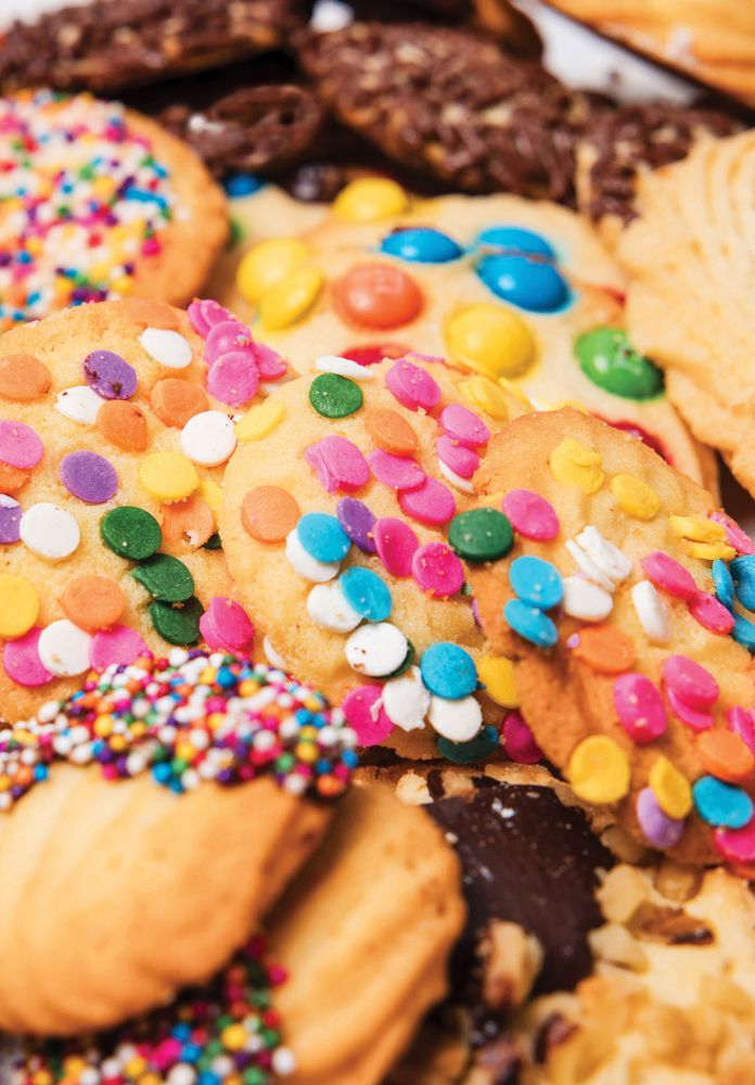 Spritz Cookies from It's a Sweet World: Recipes from Around the Globe at Bea’s Bakery by Lenny Rosenberg and Adaeze Nwanonyiri