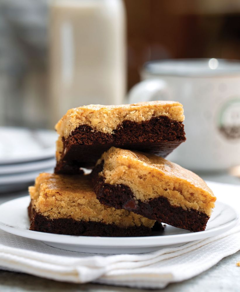 Black-Bottom Blondies from Sweet Vegan Treats: 90 Recipes for Cookies, Brownies, Cakes, and Tarts by
