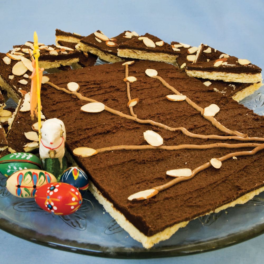 Chocolate Mazurka from Polish Classic Recipes by Peter Zeranski