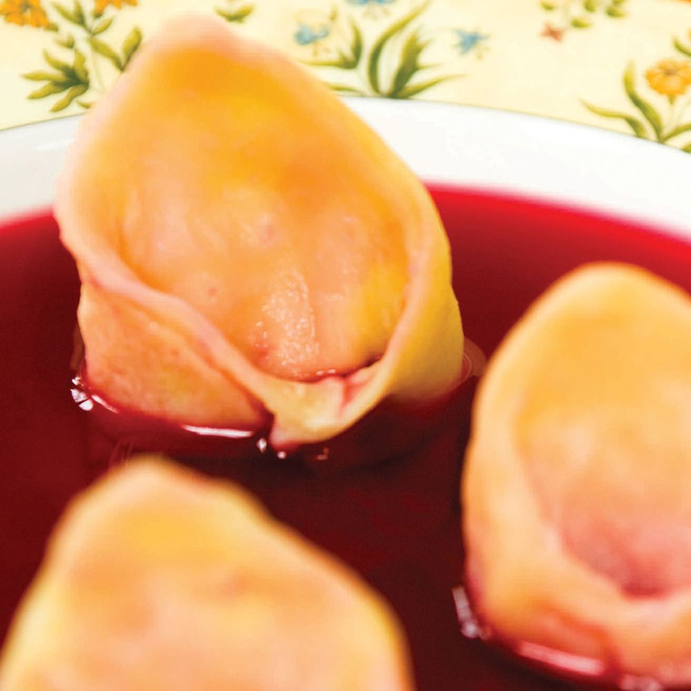 Mushroom Pockets for Barszcz from Polish Classic Recipes by Peter Zeranski