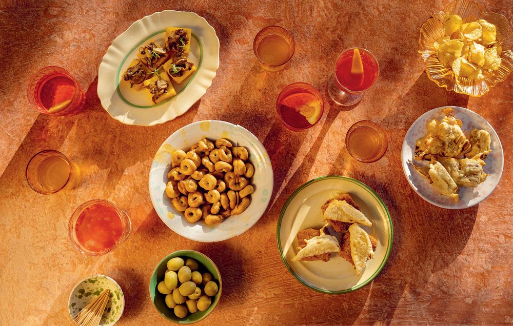 Batter-fried pears &amp; pecorino from Pomegranates &amp; Artichokes: Recipes and memories of a journey from Iran to Italy by Saghar Setareh
