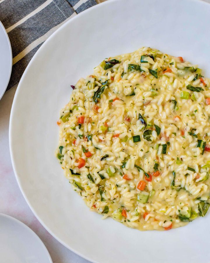 Any Vegetable Risotto from Peace, Love, and Pasta: Simple and Elegant Recipes from a Chef's Home Kit