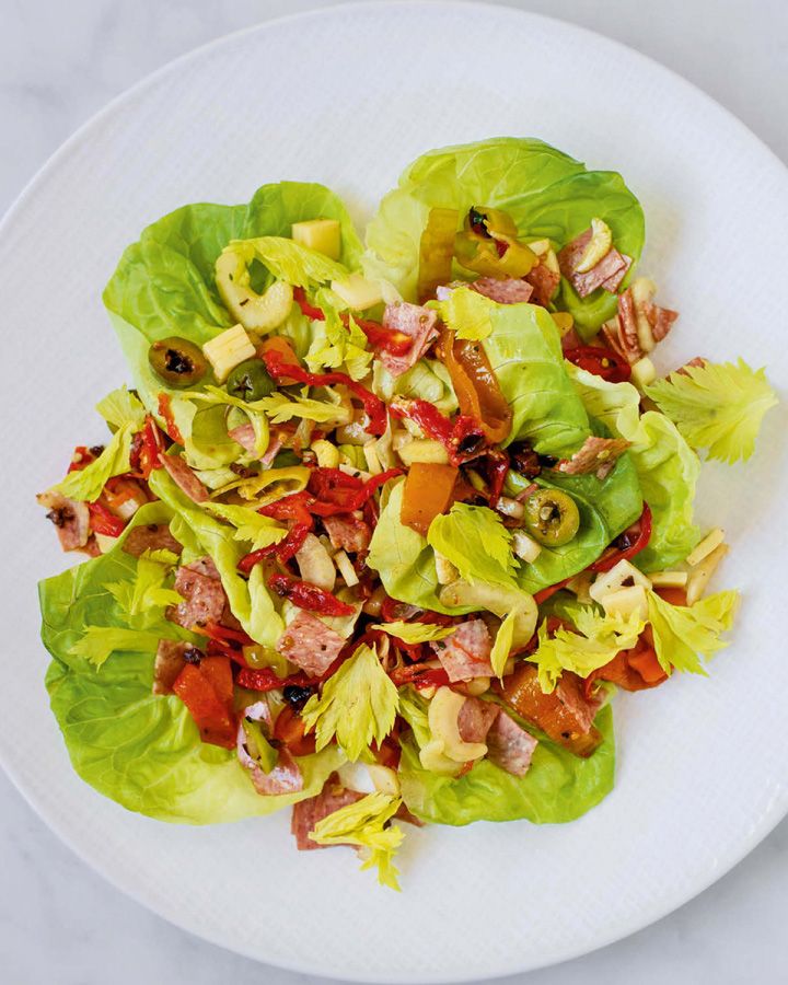 Antipasto Salad with Oregano Vinaigrette from Peace, Love, and Pasta