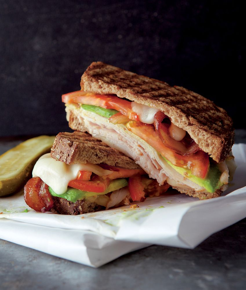 Turkey & Bacon Club from Perfect Panini Mouthwatering Recipes for the