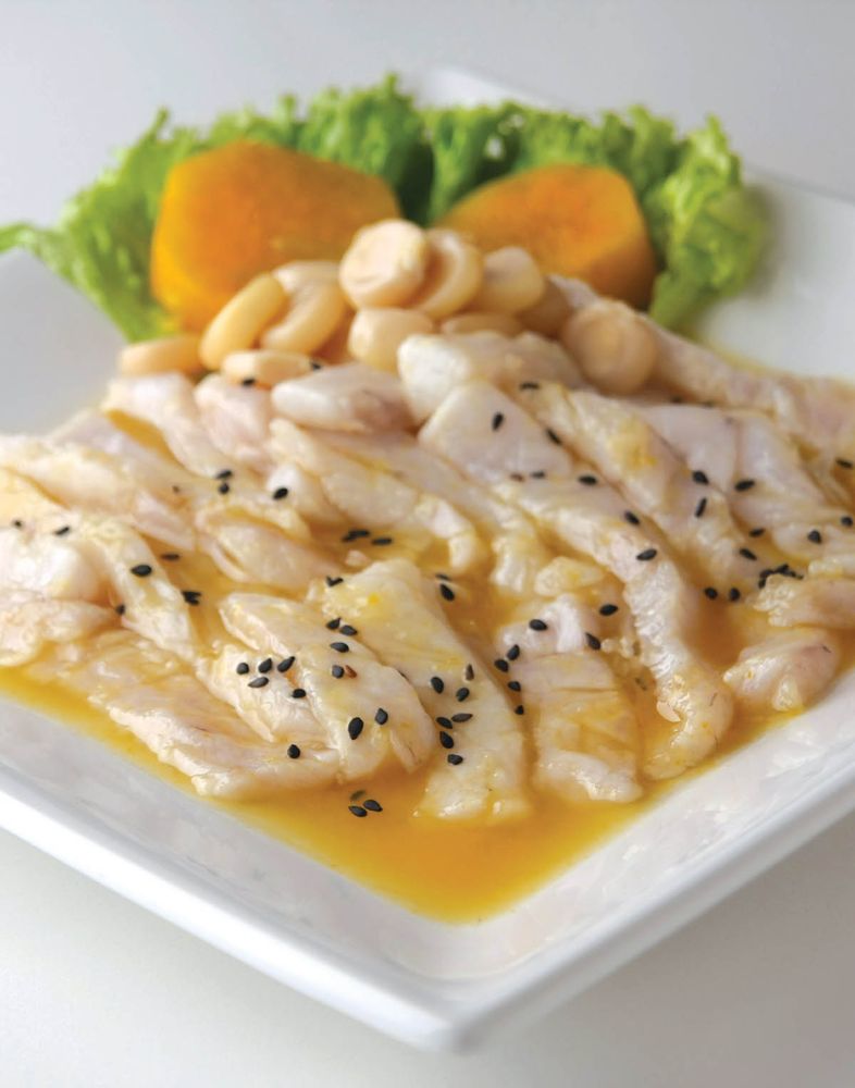 Passion Fruit Tiradito from The Peruvian Kitchen by Morena Cuadra