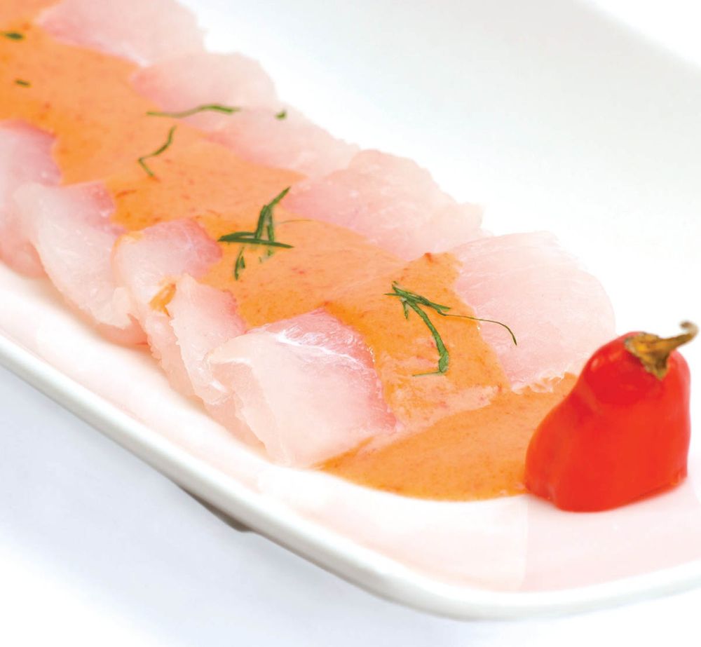 Tiradito with Ají Limo Cream from The Peruvian Kitchen by Morena Cuadra