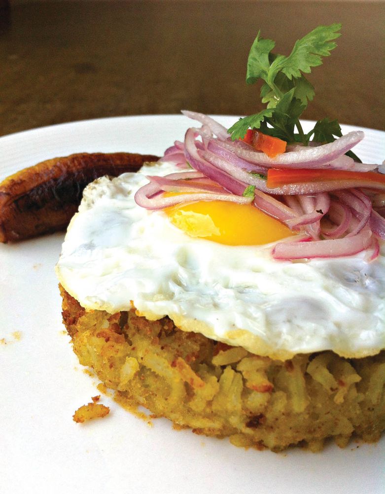 Lima Bean Tacu Tacu from The Peruvian Kitchen by Morena Cuadra