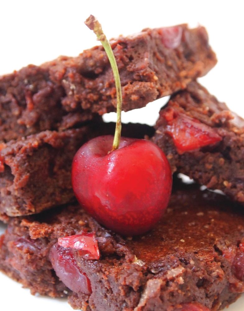 Kiwicha and Cherry Brownies from The Peruvian Kitchen by Morena Cuadra
